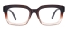 Square Lightweight Glasses - Brown