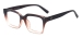 Square Lightweight Glasses - Brown