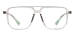 Oversized Eyeglasses - Transparent Gray