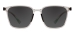 Oversized Sunglasses - Transparent Gray