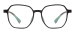Oversized Square Spectacles - Black