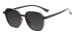 Oversized Square Sunglasses - Black