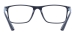 TR90 Rectangular Glasses - Black Blue