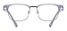 Vintage Browline Eyeglasses - Gray