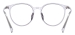 Vintage Clear Glasses - Transparent Gray