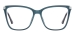 Large Cat Eye Glasses - Blue