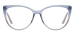 Cat Eye Fashion Spectacles - Transparent Blue