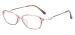 Women Fashion Eyeglasses - Transparent Brown