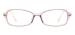 Women Small Glasses - Transparent Brown