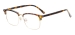 Men Plastic Eyeglasses - Tortoise