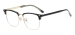 Men Plastic Eyeglasses - Black Gold