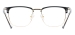 Men Plastic Eyeglasses - Black Gold