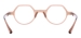 Men And Women Pure Plastic Eyeglasses - Transparent Brown