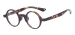 Men And Women Pure Plastic Eyeglasses - Tortoise