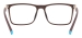 Colorful Square Sports Eyeglasses - Brown