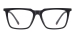 TR90 Square Sports Glasses - Shiny Black