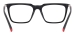 TR90 Square Sports Glasses - Shiny Black