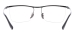 Browline Titanium Eyeglasses - Black