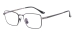 Rectangular Titanium Eyeglasses - Black