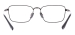 Rectangular Titanium Eyeglasses - Black