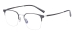 Square Titanium Eyeglasses - Black Silver