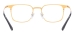 Men Titanium Eyeglasses - Black Gold