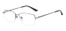 Titanium Half Rim Eyeglasses - Gray