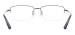 Titanium Half Rim Eyeglasses - Gray