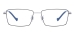 Men Titanium Eyeglasses - Black Silver