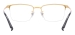 Men Titanium Eyeglasses - Black Gold