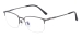 Titanium Half Rim Glasses - Gray