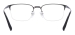 Titanium Half Rim Glasses - Gray