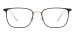 Men Titanium Glasses - Black Gold