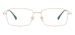 Full Rim Titanium Glasses - Gold