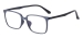 Rectangular Glasses - Blue