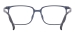 Rectangular Glasses - Blue